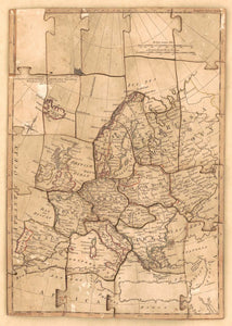 Vintage Map of Europe, 1810