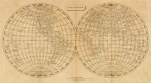 Map of the World, 1812