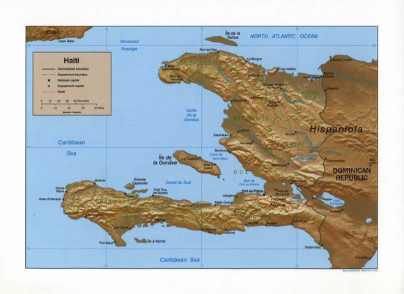 Map of Haiti