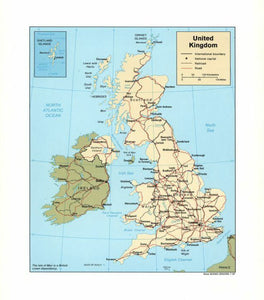 Map of United Kingdom