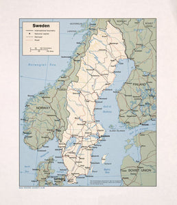 Map of Sweden