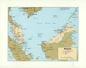 Map of Malaysia