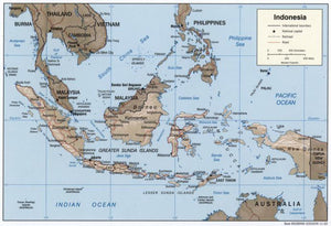 Map of Indonesia