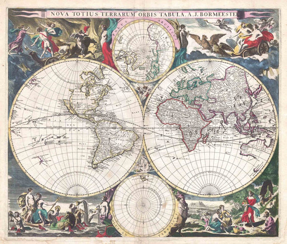 Map of the World - Nova Totius Terrarum Orbis Tabula, 1685