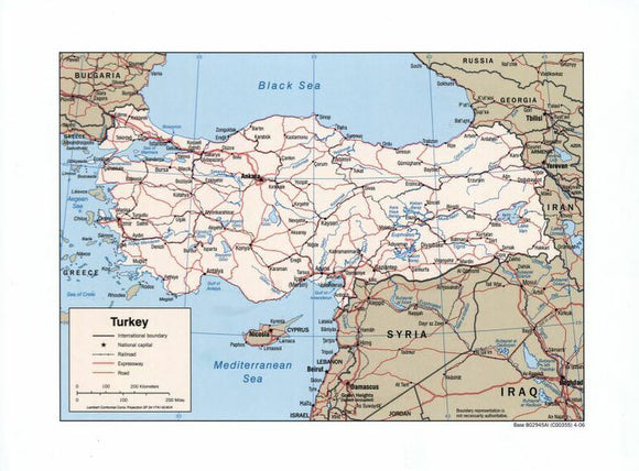 Map of Turkey