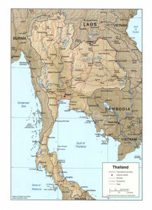 Map of Thailand