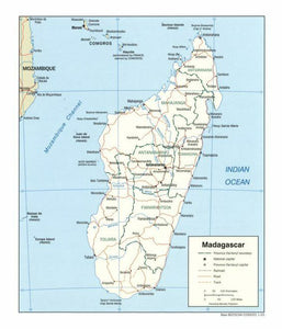 Map of Madagascar