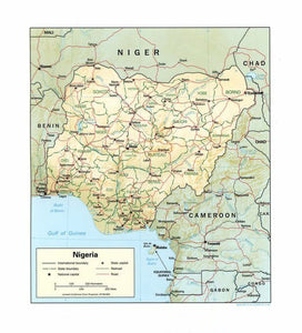 Map of Nigeria