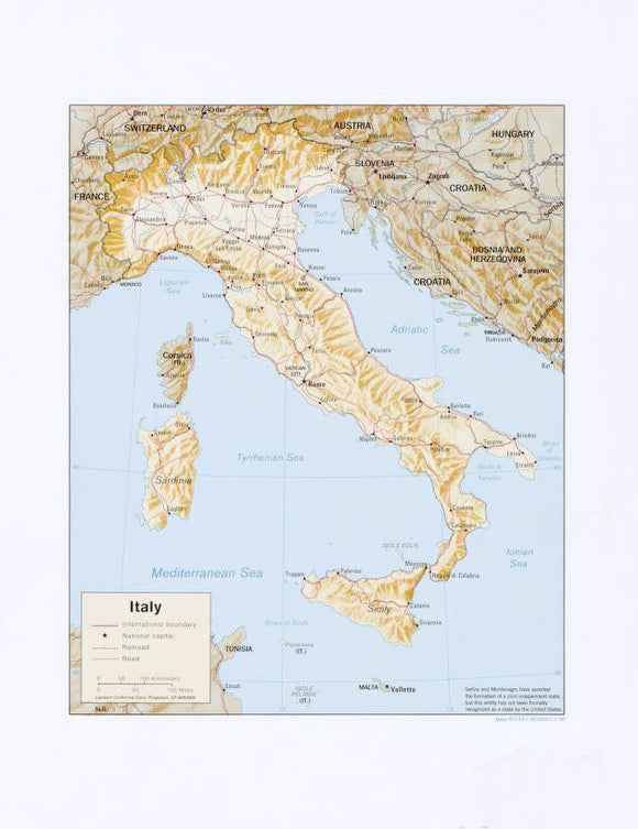 Map of Italy