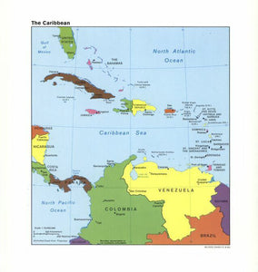 Map of The Caribbean