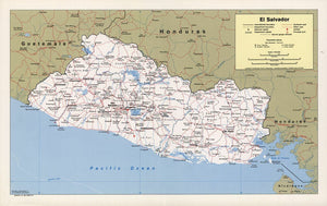 Map of El Salvador