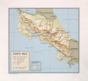 Map of Costa Rica