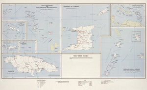 Map of the West Indies