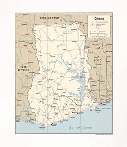 Map of Ghana