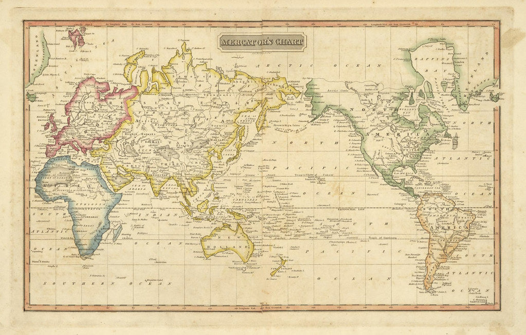 Vintage World Maps – wallmapsforsale