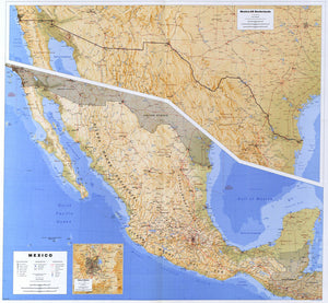 Map of Mexico, reference map