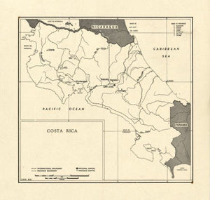 Map of Costa Rica