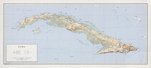 Map of Cuba