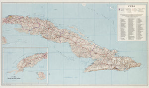 Map of Cuba