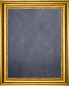 Framed Chalkboard - with Gold Finish Frame