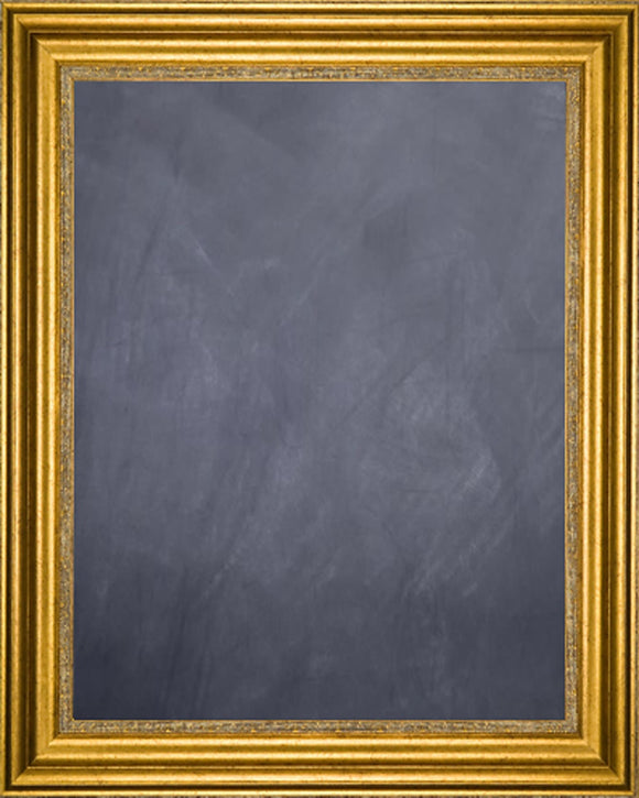 Framed Chalkboard - with Gold Finish Frame