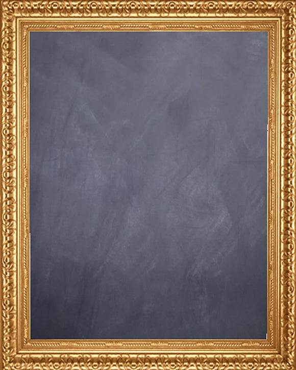 Framed Chalkboard - with Antique Gold Finish Frame