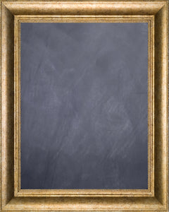 Framed Chalkboard - with Antique Silver Finish Frame