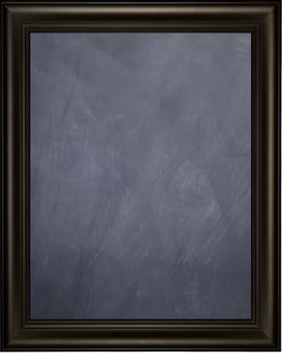 Framed Chalkboard - with Espresso Finish Frame with Triple Step Lip