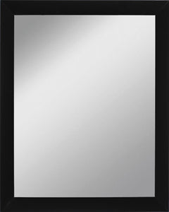 Framed Mirror 15.6" x 19.4" - with Flat Black Finish Frame