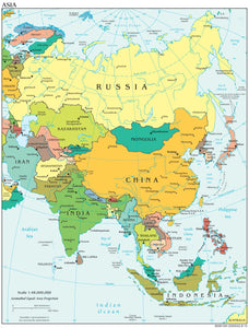 Asia Map - Political