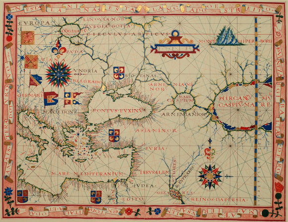 Nautical Chart of FernaoVaz Dourado, 1570