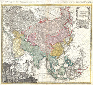 Map of Asia, 1744