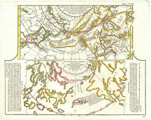 Map of Alaska, the Pacific Northwest and the Northwest Passage, 1772