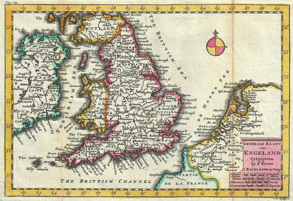 Map of England, 1747