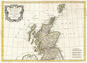 Map of Scotland, 1772