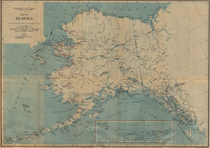 Alaska Stations Map, 1917