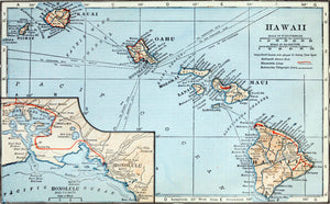 Map of Hawaii, 1921