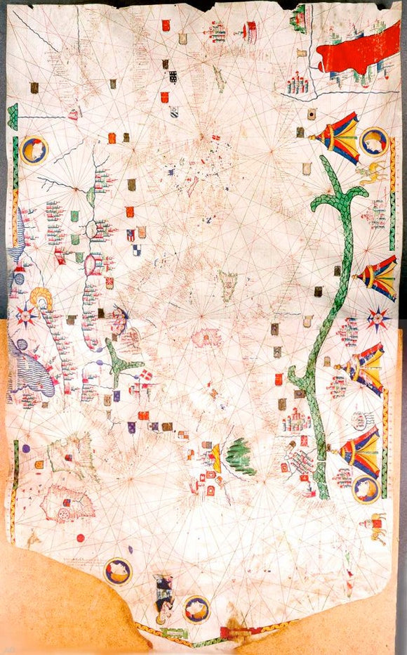 Chart of the Mediterranean, 1466