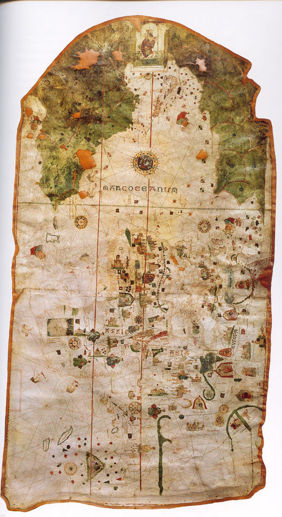 Map by Juan de la Cosa, Original Orientation, 1500