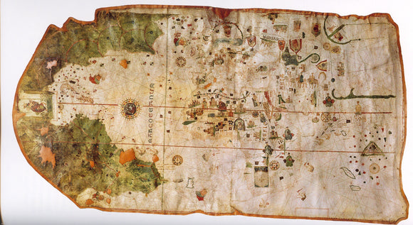 Map by Juan de la Cosa, New Orientation, 1500