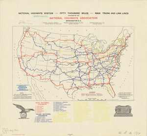 National Highways System Proposed in 1913